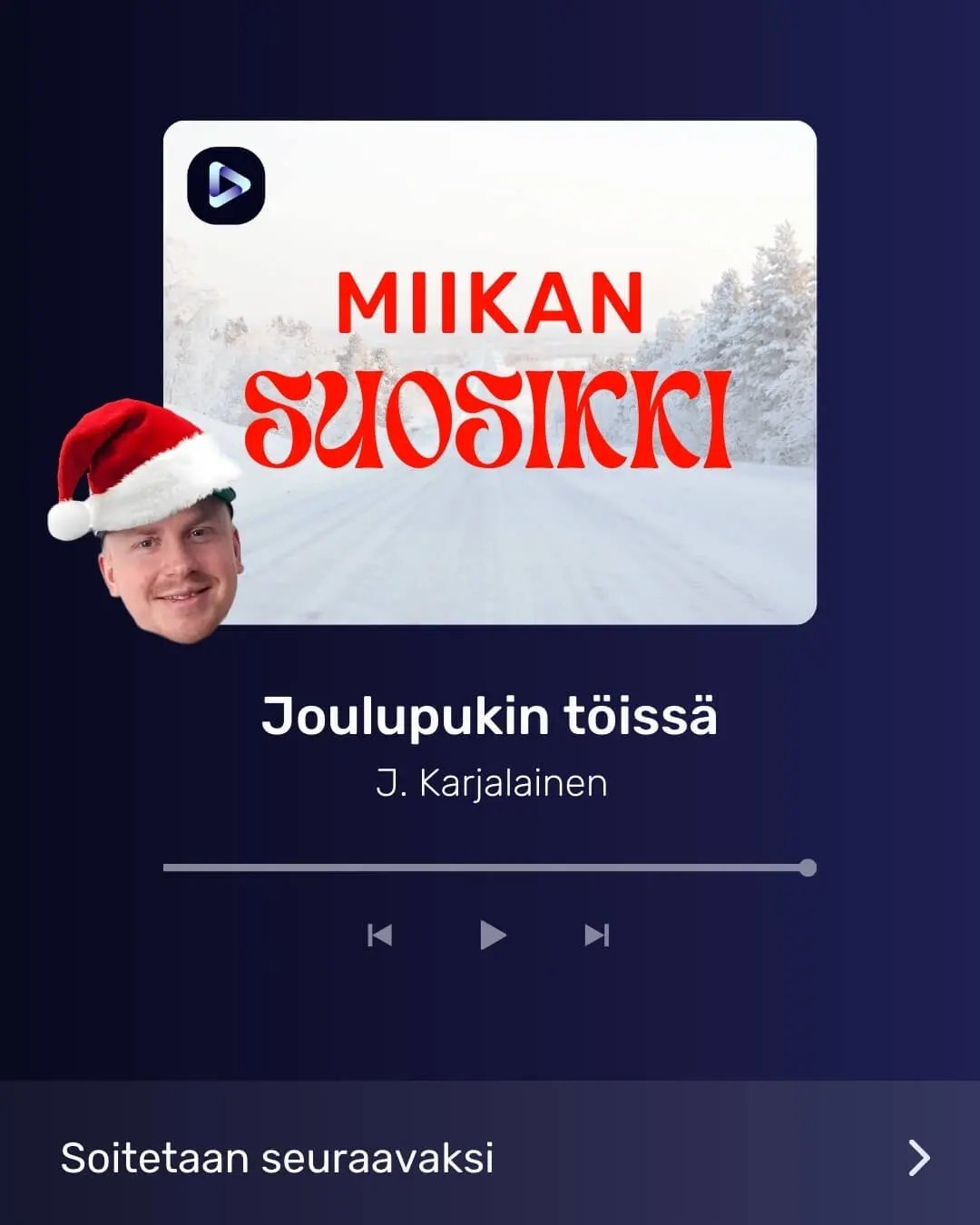 Miikan kuva ja tekstit: Miikan suosikki, Joulupukin töissä, J. Karjalainen.