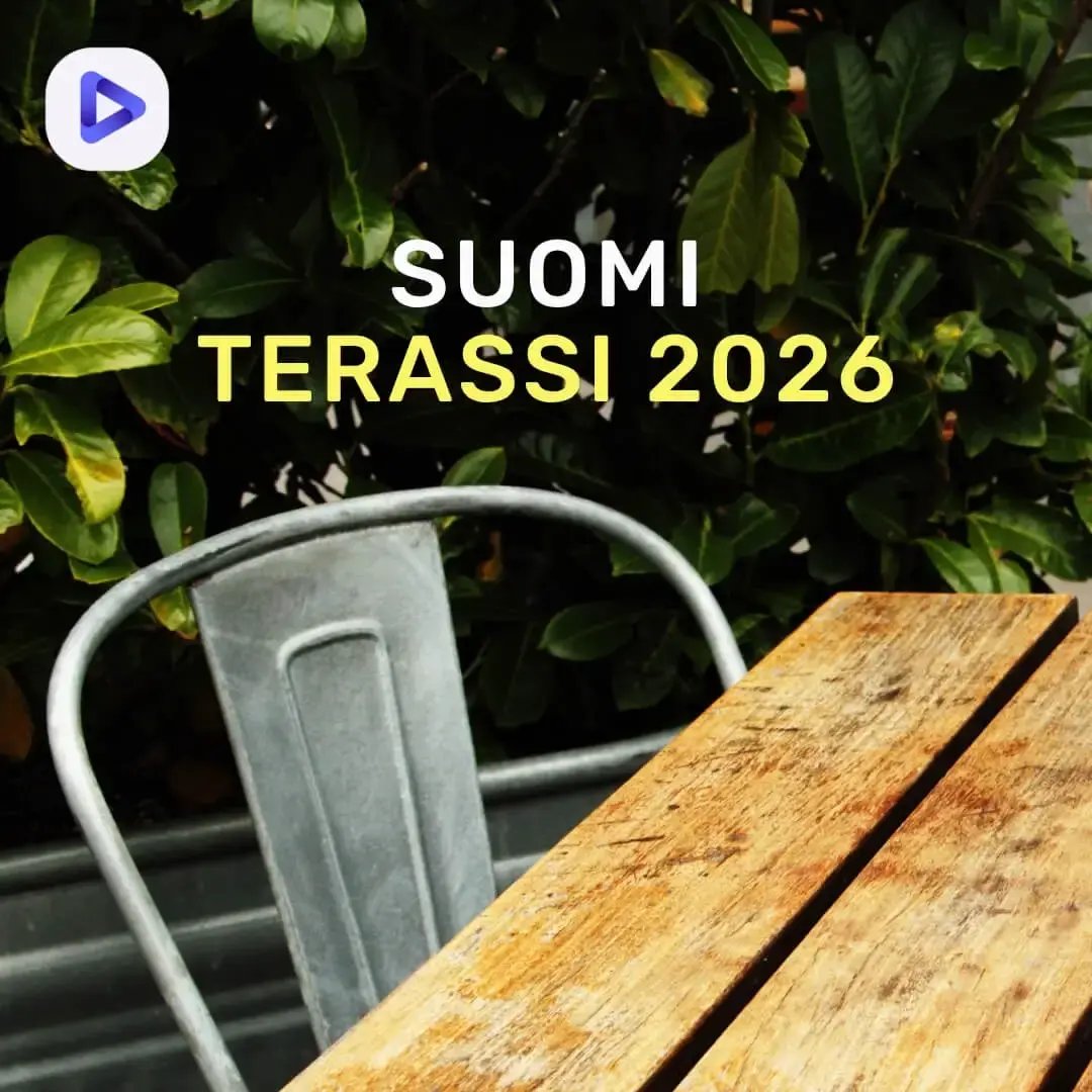 Suomi Terassi 2026 -soittolistakuvake.
