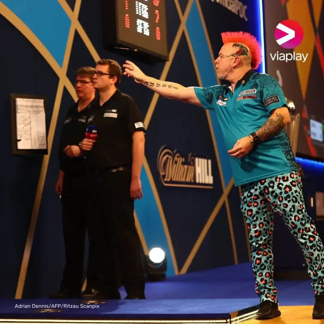 Darts-ottelu Viaplayn urheilukanavalla.
