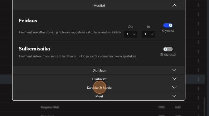 Automaattikaraoken käyttäminen - Step 2