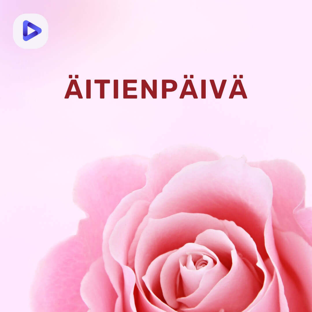 Äitienpäivä-soittolistakuvake.