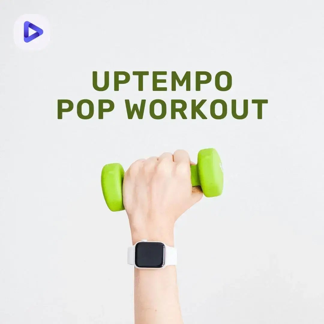 Uptempo Pop Workout -soittolistakuvake