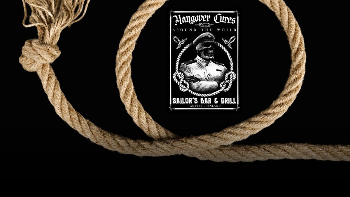 Sailor's Bar & Grill logo, surrounded by a rope.