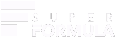 Super Formula white logo.