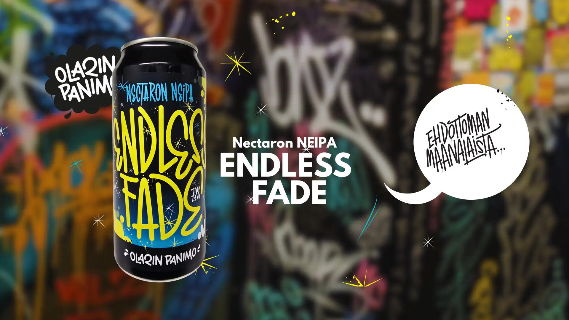 Olarin Panimon Nectaron NEIPA -tölkki.